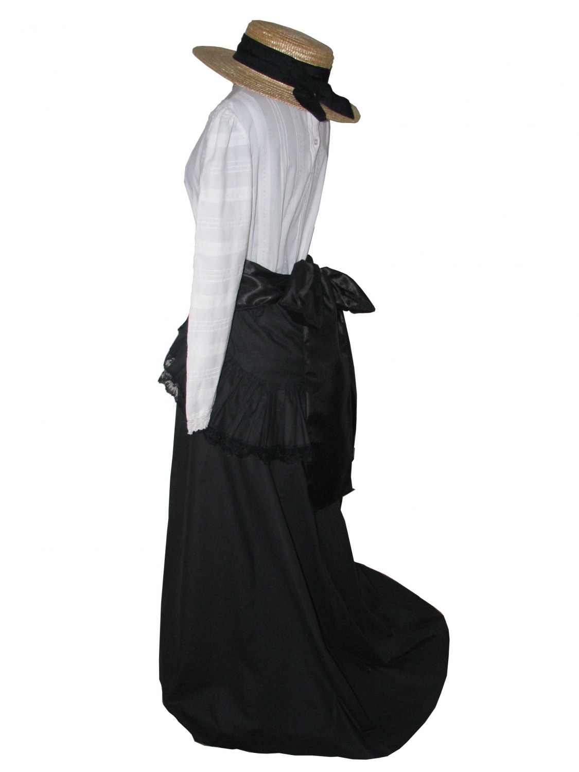 Ladies Victorian School Mistress Day Costume Edwardian Suffragette Size 8 - 10 Image